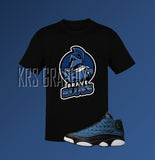 Shirt To Match Jordan Brave Blue 13 Retro | Brave Blue 13s Shirt