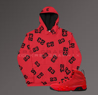 Hoodie Match Jordan 9 Chile Red - Chile Red 9s Hoodie