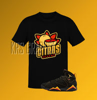Jordan 7 Citrus 7s Shirt | Citrus 7s Shirt Match | Sneaker Match Tee