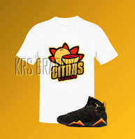 Jordan 7 Citrus 7s Shirt | Citrus 7s Shirt Match | Sneaker Match Tee