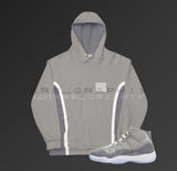 Cool Grey 11 All Over Print Hoodie