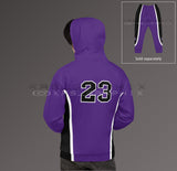 Court Purple 13 All Over Print Hoodie