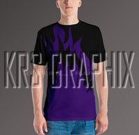 Court Purple 13 All Over Print T-Shirt
