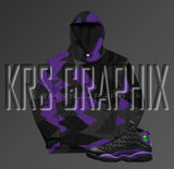 Court Purple 13 Hoodie All Over Print