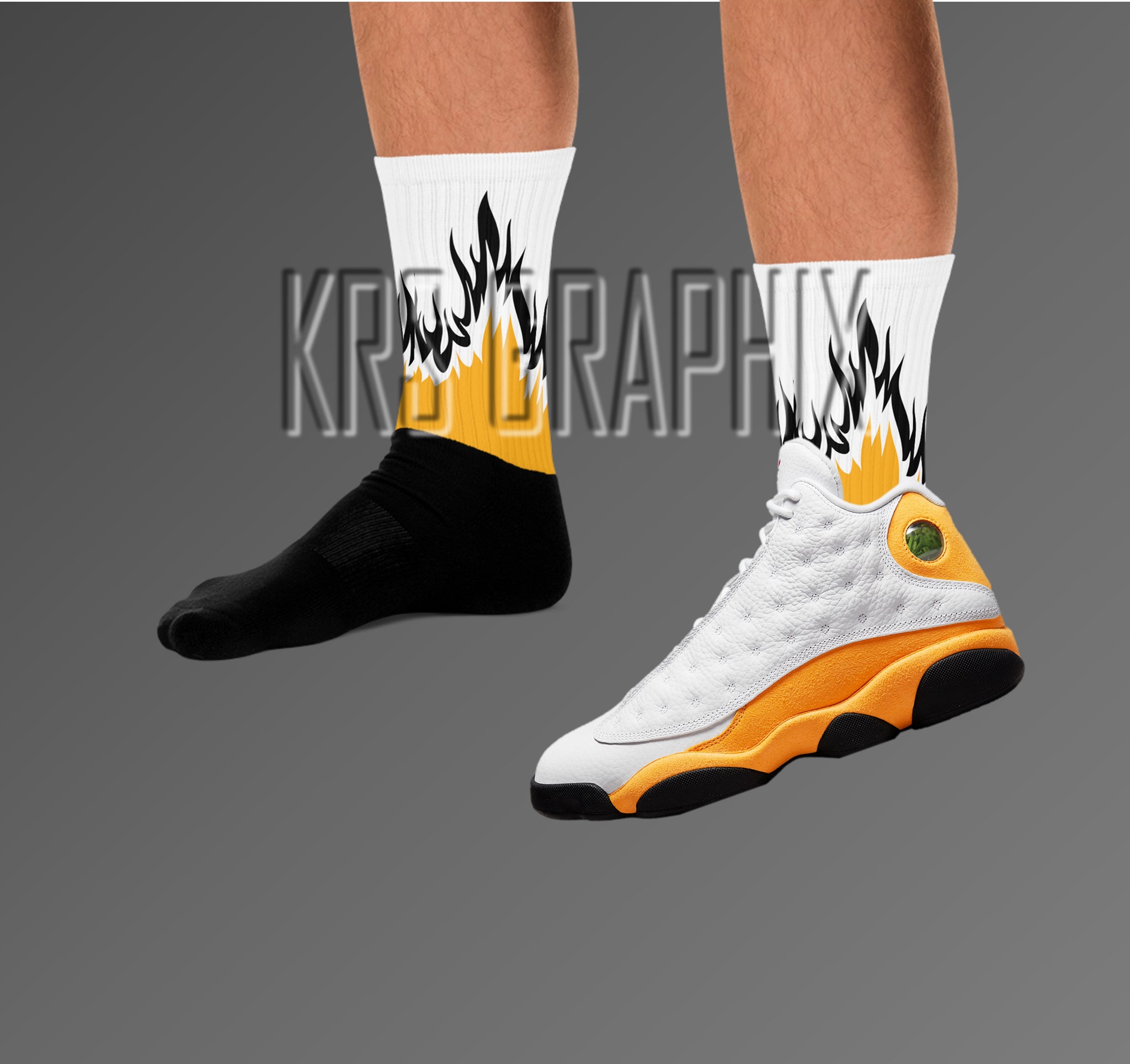 orange jordan 13 outfit