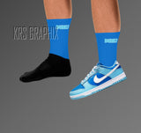 Socks To Match KRS Graphix Argon SB Dunks
