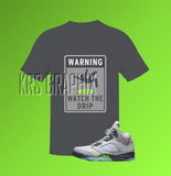 T-Shirt To Match Jordan 5 Green Bean - Watch The Drip