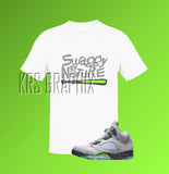 T-Shirt To Match Jordan 5 Green Bean - Swaggy By Nature