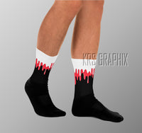 Socks Match Jordan 4 Infrared - Infrared 4s Socks