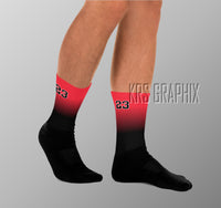 Socks Match Jordan 4 Infrared - Infrared 4s Socks 23