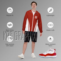 Windbreaker Hoodie To Match Jordan Cherry 11s Retro