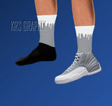 Socks To Match Jordan Stealth 12 Retro | Stealth 12 Socks | Jordan 12 Socks