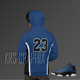 Brave Blue 13 All Over Print Hoodie