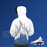 Hoodie to Match Jordan 13 French Blue - French Blue 13s Hoodie - Jordan 13 Hoodie