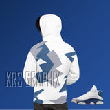 Hoodie to Match Jordan 13 French Blue - French Blue 13s Hoodie - Jordan 13 Hoodie