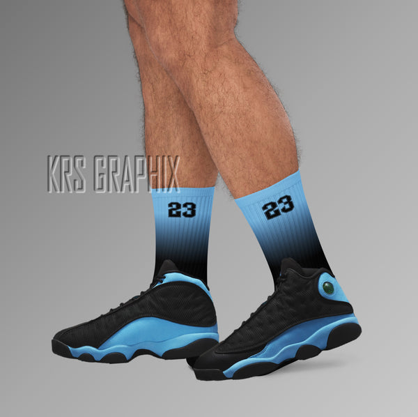retro 11 gamma blue socks