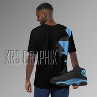 Full Print Shirt To Match Jordan University Blue 13s Retro