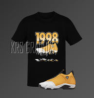 Shirt to Match  Jordan 14 Ginger - Ginger 14 Retro Shirt - Ginger 14 Retro Tee - Sneaker Matching Gift 1998 Drip