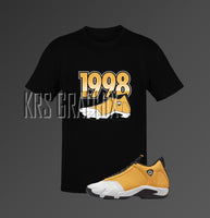 Shirt to Match  Jordan 14 Ginger - Ginger 14 Retro Shirt - Ginger 14 Retro Tee - Sneaker Matching Gift 1998