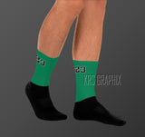 Socks To Match Jordan 1 Lucky Green - 23'S