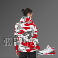 Hoodie To Match Jordan Fire Red 3s Retro