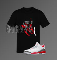 Shirt To Match Jordan Fire Red 3s Retro