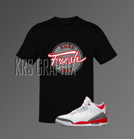 Shirt To Match Jordan Fire Red 3s Retro