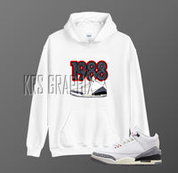 Hoodie To Match Jordan 3 Reimagined - '1988 Jordans'