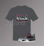 Sneakerhead Queen Couples Shirt to Match Jordan 4 Infrared - Infrared 4s -Shirt