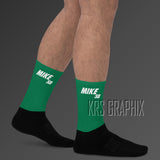 Socks To Match Jordan 4 Pine Green Sb - Mike SB (Green)