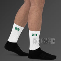Socks To Match Jordan 4 Pine Green Sb - 23'S
