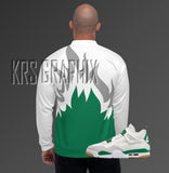 Jacket To Match Jordan 4 Pine Green Sb - Flames