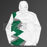 Zip Hoodie To Match Jordan 4 Pine Green Sb - Jagged