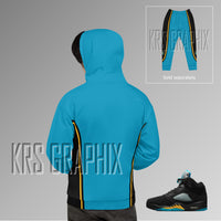 Hoodie To Match Jordan Aqua 5s Aqua