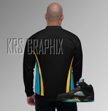 Jacket To Match Jordan Aqua 5s Black