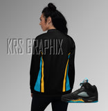 Jacket To Match Jordan Aqua 5s Black