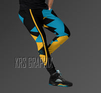Pants To Match Jordan Aqua 5s Asymmetrical