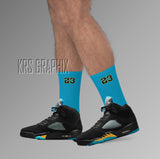 Socks To Match Jordan Aqua 5s Aqua 23