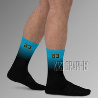 Socks To Match Jordan Aqua 5s Fade