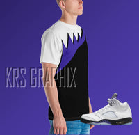 Full Print Shirt To Match Jordan Concord 5s Retro
