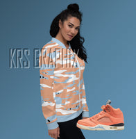 Jacket To Match Jordan Crimson Bliss 5s Retro