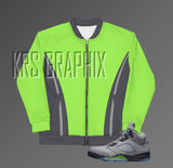 Jacket To Match Jordan 5 Green Bean - Two Tone Green