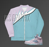 Bomber Jacket to Match Jordan 5 Easter - Easter 5s Bomber Jacket