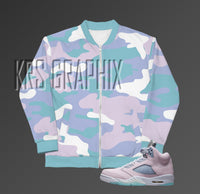 Bomber Jacket to Match Jordan 5 Easter - Easter 5s Bomber Jacket