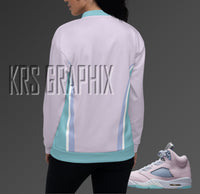 Bomber Jacket to Match Jordan 5 Easter - Easter 5s Bomber Jacket