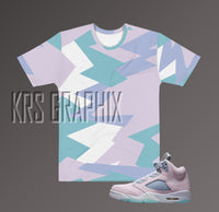 Shirt to Match Jordan 5 Easter - Easter 5s -Shirt