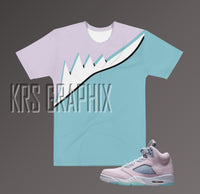 Full Print Shirt to Match Jordan 5 Easter - Easter 5s -Shirt