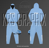 Sneaker Match Hoodie To Match Jordan UNC 5s Retro Heart & Soul