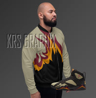 Jacket To Match Jordan Black Olive 7s Retro