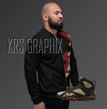 Jacket To Match Jordan Black Olive 7s Retro